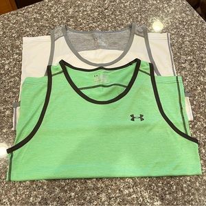 Set of 2 mens under armour tank tops - Large